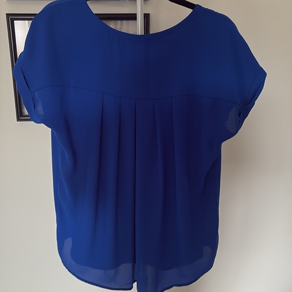 Pleione Royal Blue Women's Blouse, Size Small Items - Picture 2 of 5